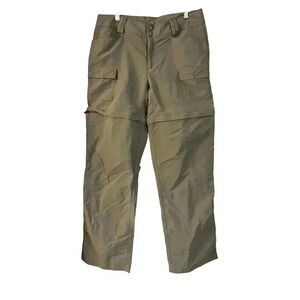 The North Face Cargo Pants Women's 10 Khaki Brown Convertible Paramount Peak